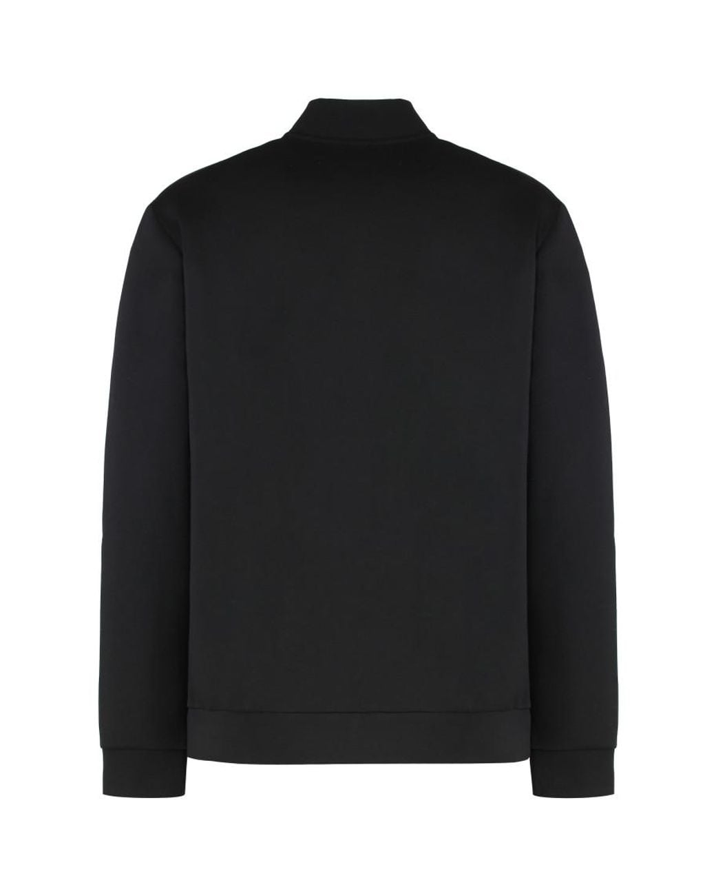 EA7 Black Logo Track Jacket for men