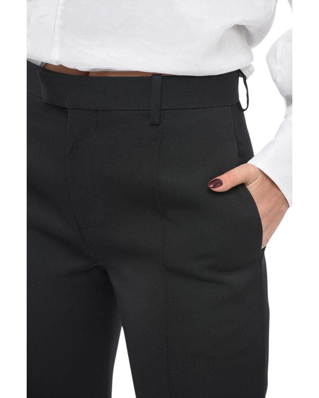 Bottega Veneta Blue Tailored Pleated Pants
