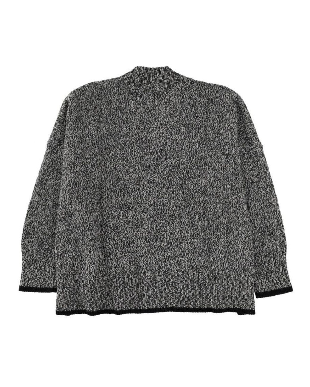 Circus Hotel Gray Knitted V Neck Cardigan