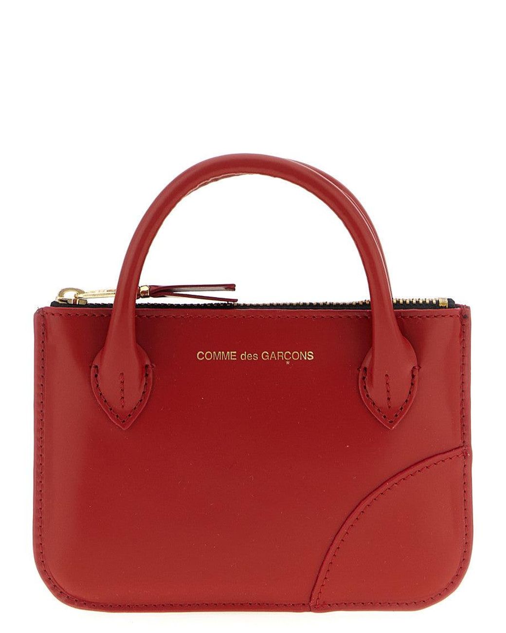 Comme des Garçons Red Logo Clutch