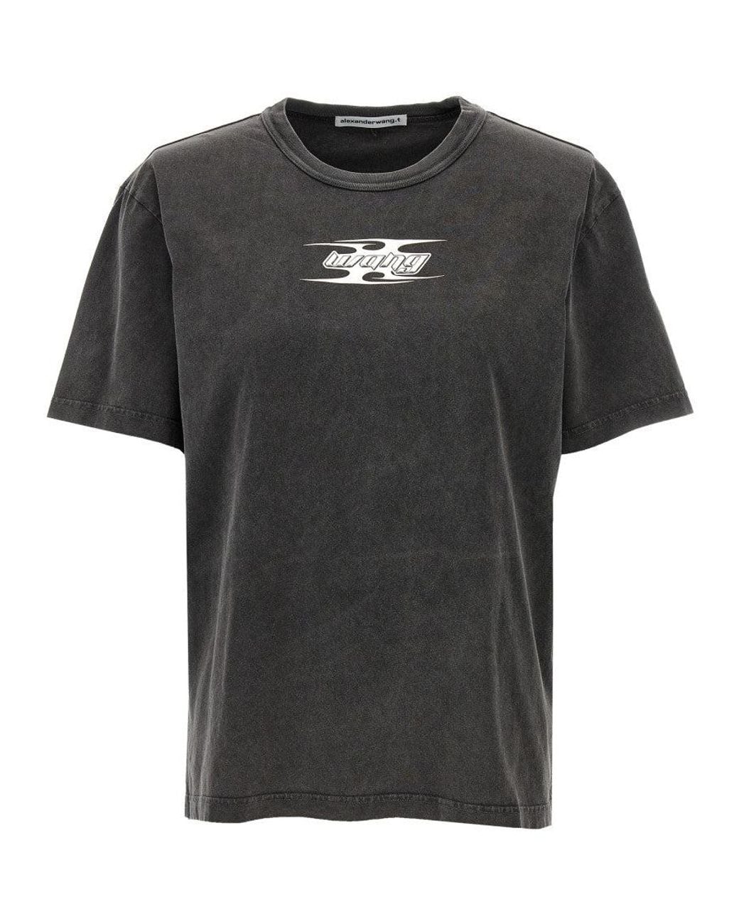 Alexander Wang Black Logo T-Shirt