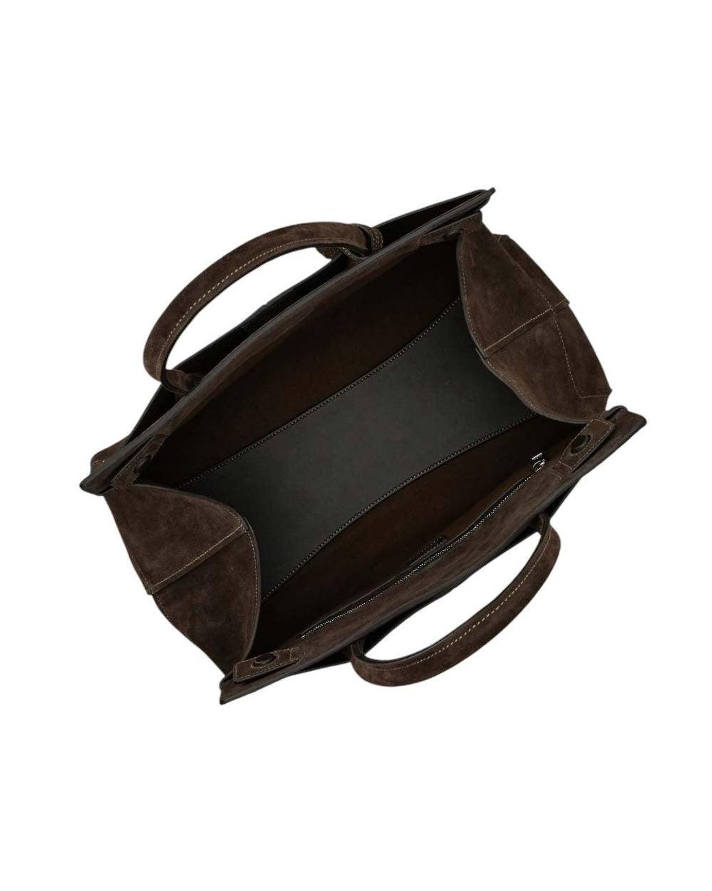 Tod's Brown Logo Medium Tote