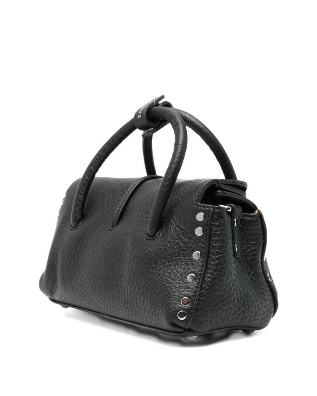 Zanellato Black Dotta Centauro Satchel