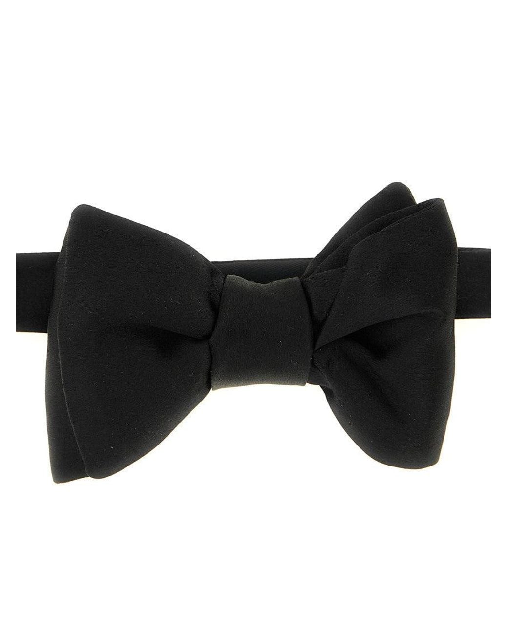 Tom Ford Black Silk Bow Tie for men