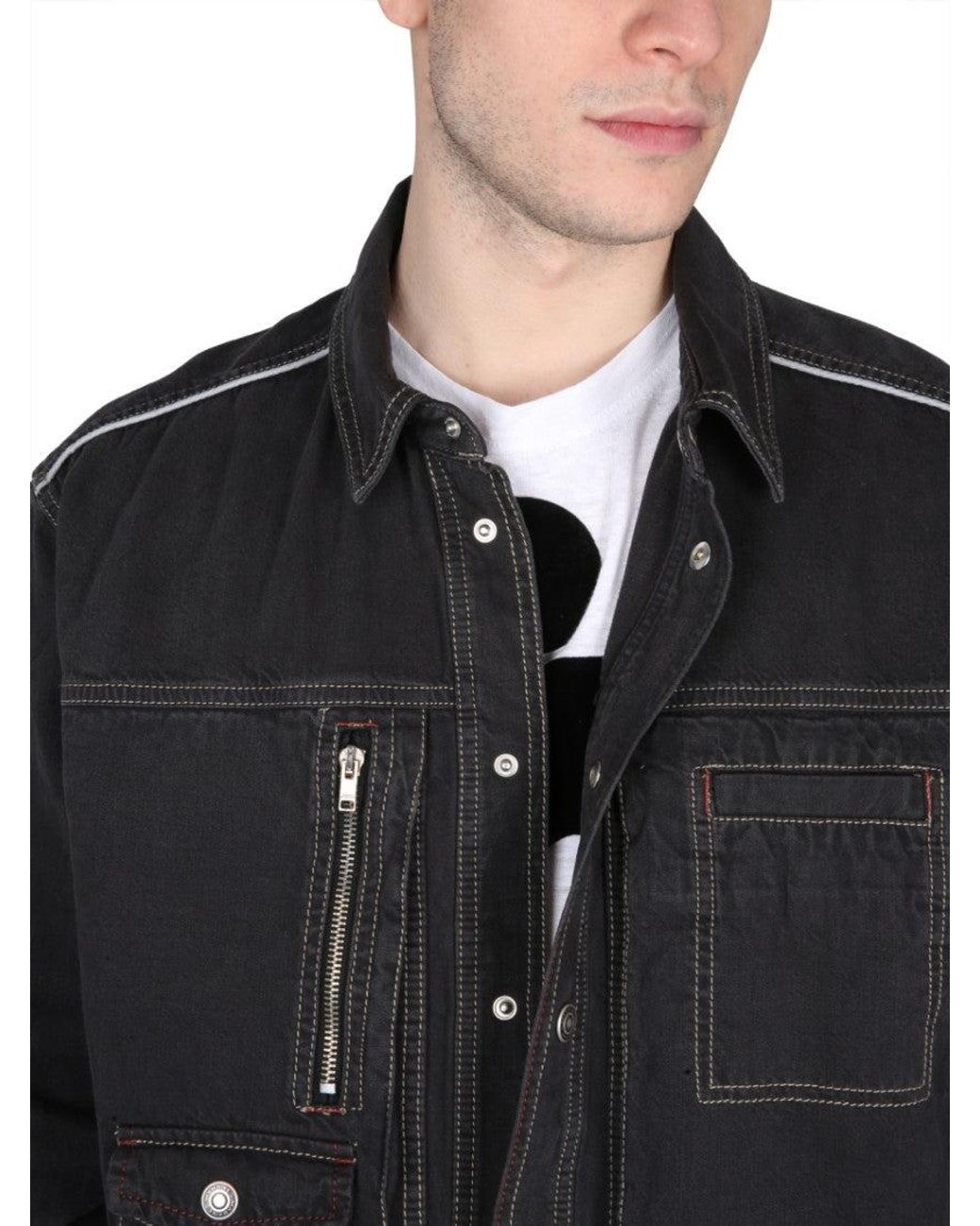 Isabel Marant Black Shirt Collar Jackets for men