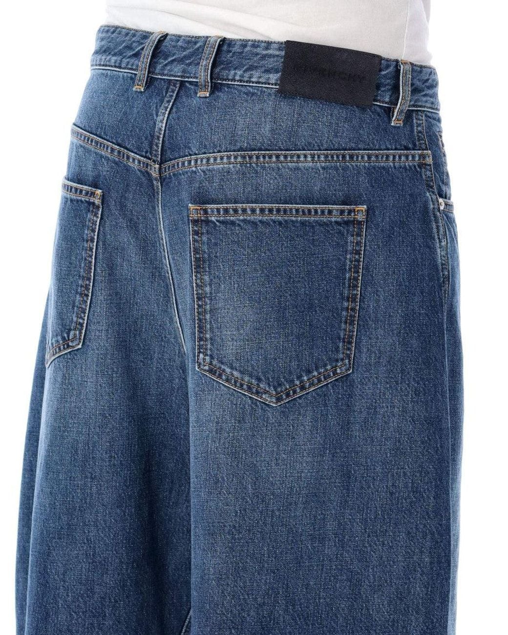 Givenchy Blue Washed Denim Jeans for men