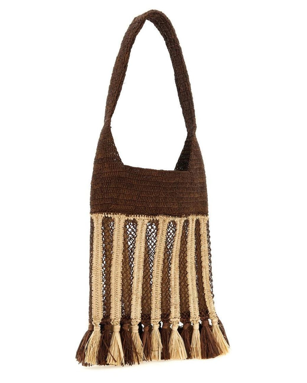 Isabel Marant Brown Praia Small Shoulder Bag