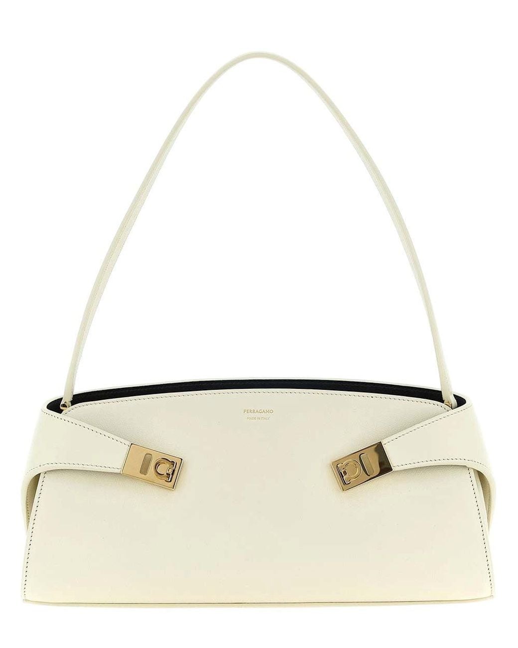 Ferragamo Natural Hug East-West Large Shoulder Bag