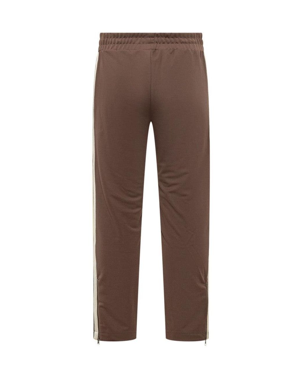 Palm Angels Brown Regular Joggers Pants for men