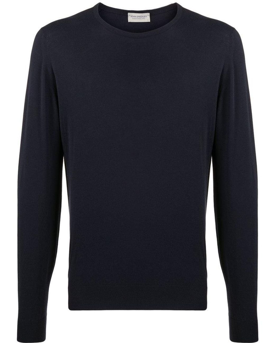 John Smedley Blue Hatfield Knitted Jumper for men