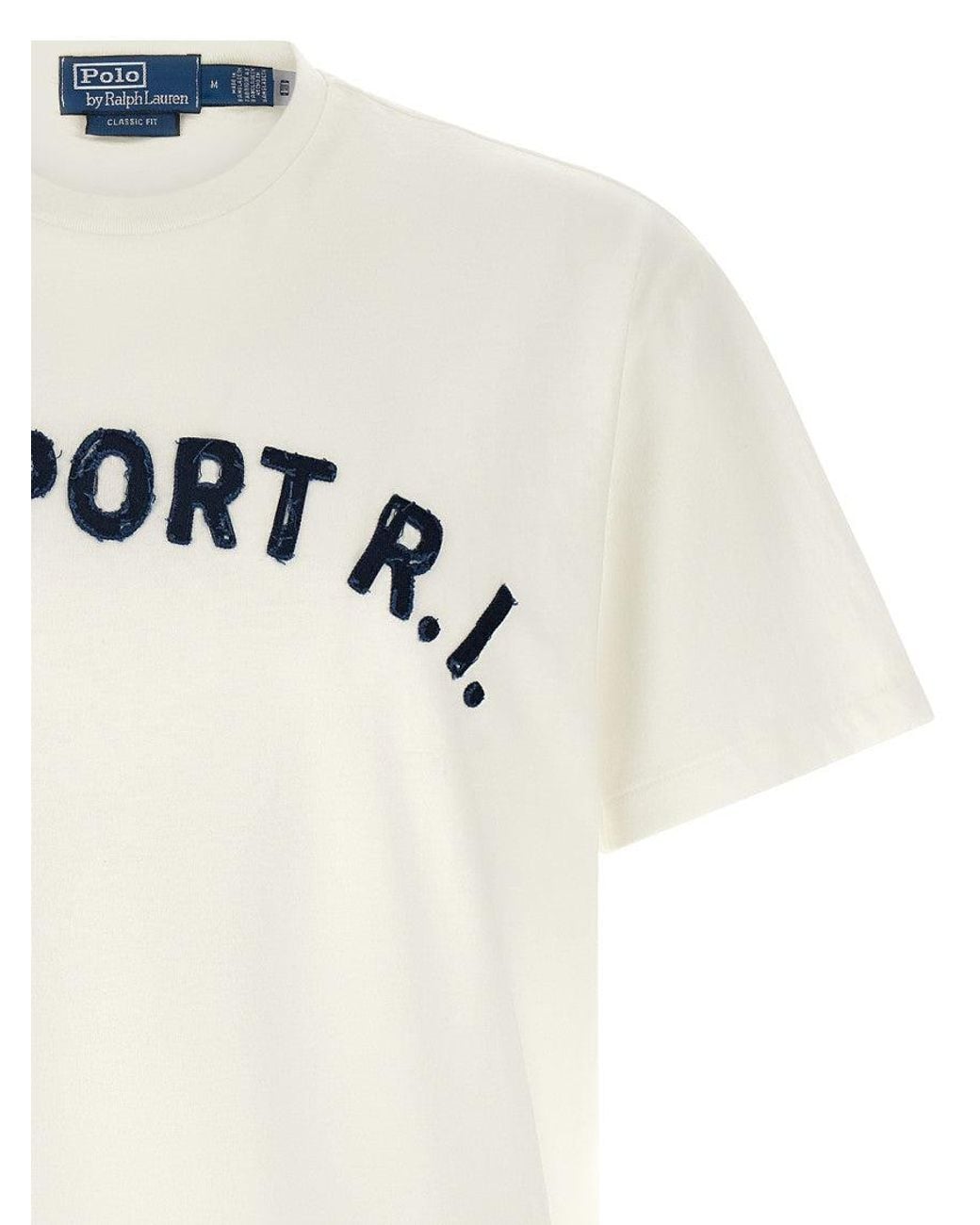 Polo Ralph Lauren White Cotton T-Shirt for men
