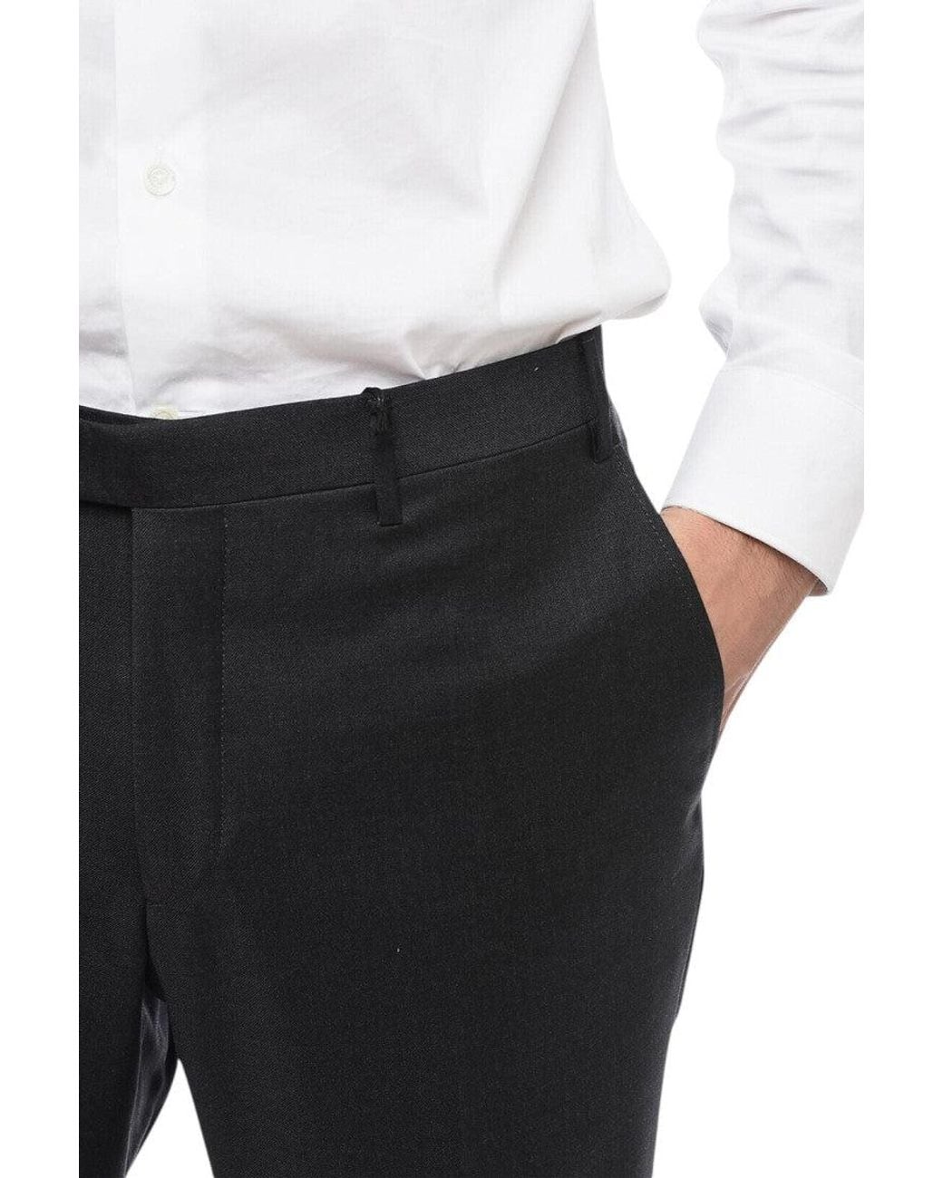 Corneliani White Tailored Trousers for men