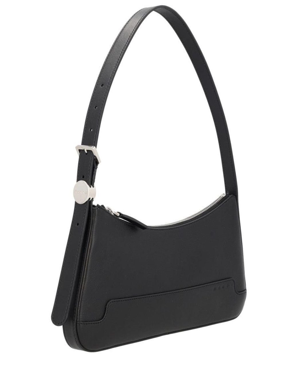 Marni Black Leather Shoulder Bag Calf