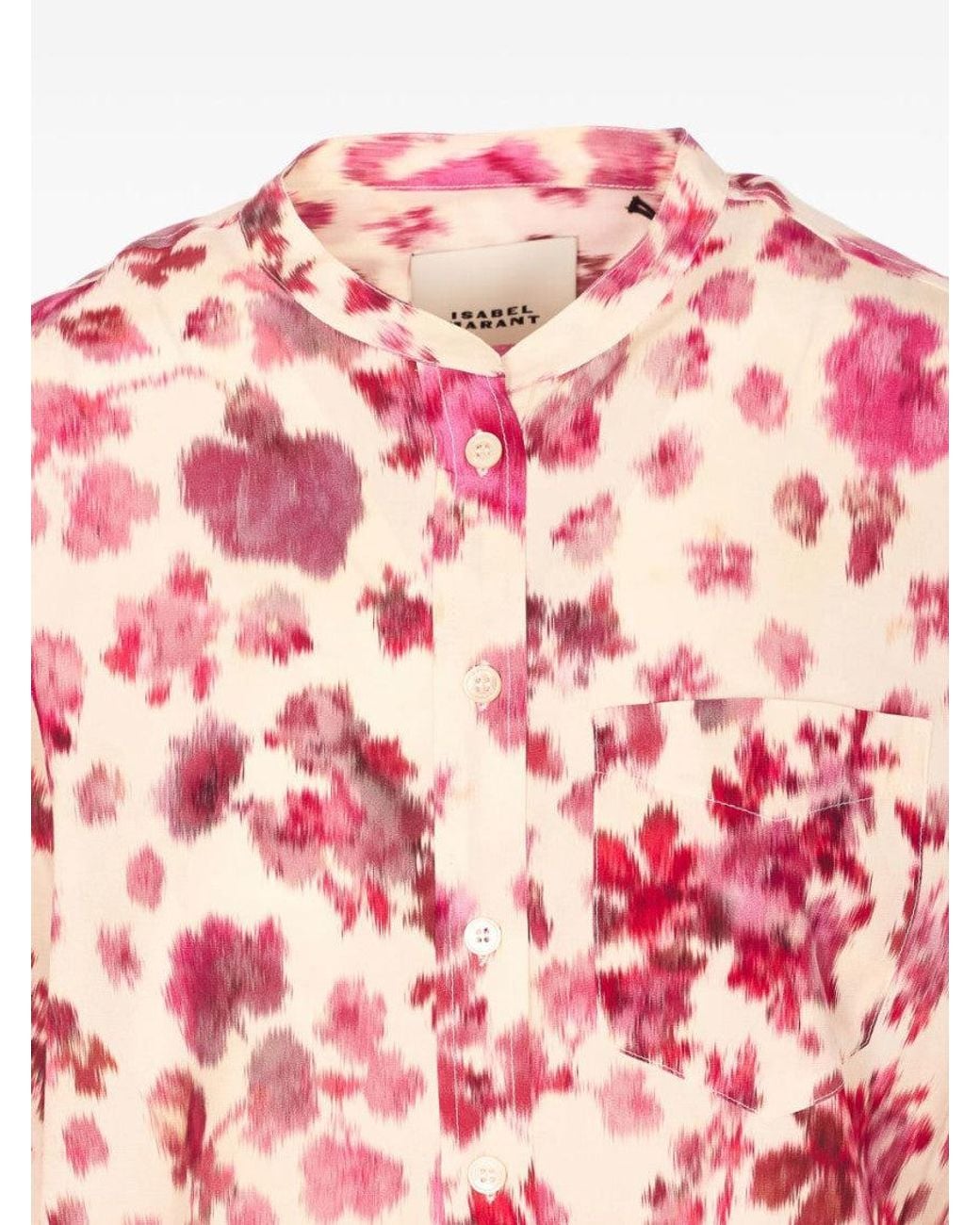 Isabel Marant Pink Regular Floral Shirt