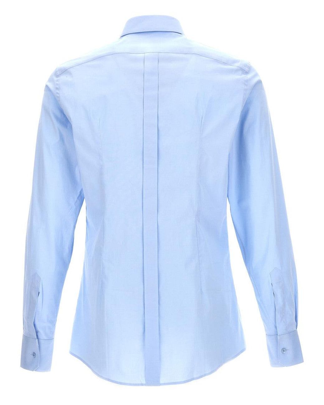Dolce & Gabbana Blue Light Slim Solid Shirt for men
