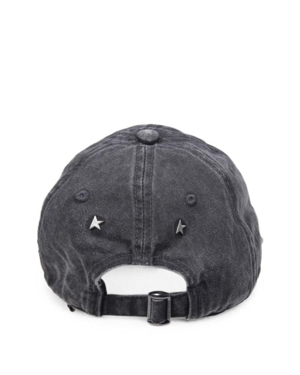 Golden Goose Deluxe Brand Gray Logo Baseball Hat for men