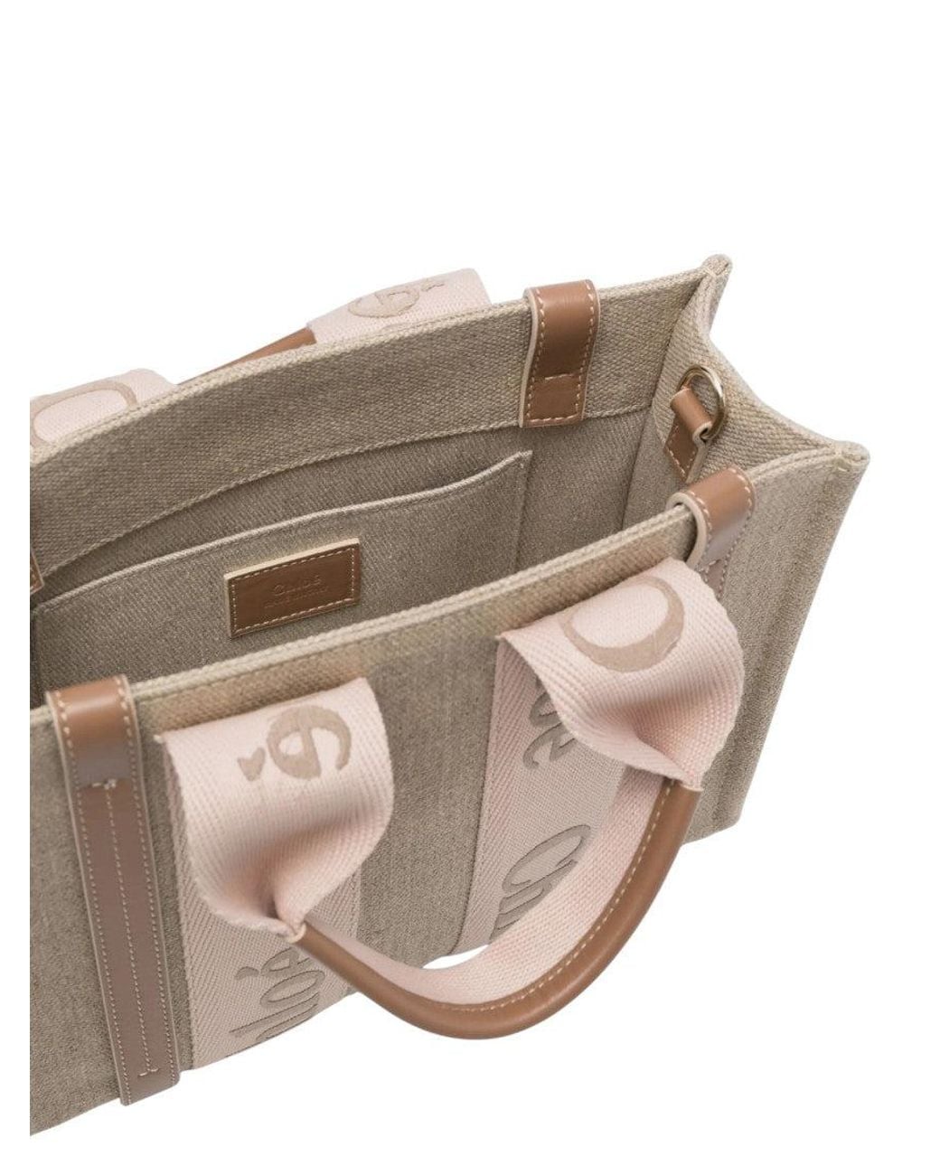 Chloé Natural Woody Small Tote