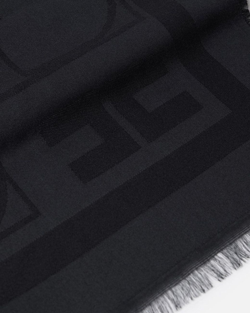 Elisabetta Franchi Black Foulard Logo Nero