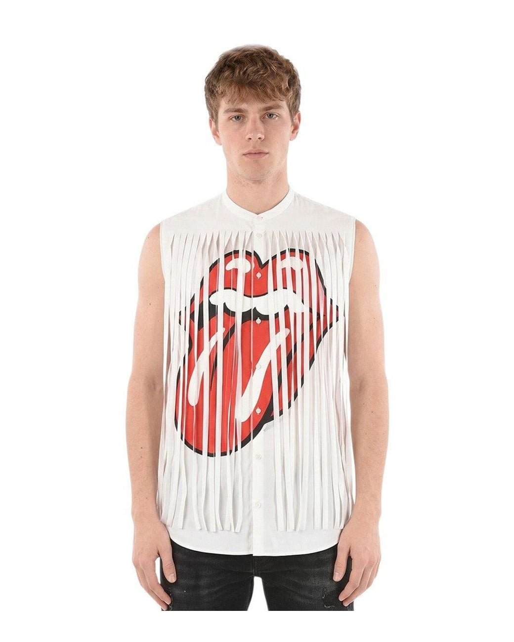 DSquared² Red Regular Sleeveless Shirt for men