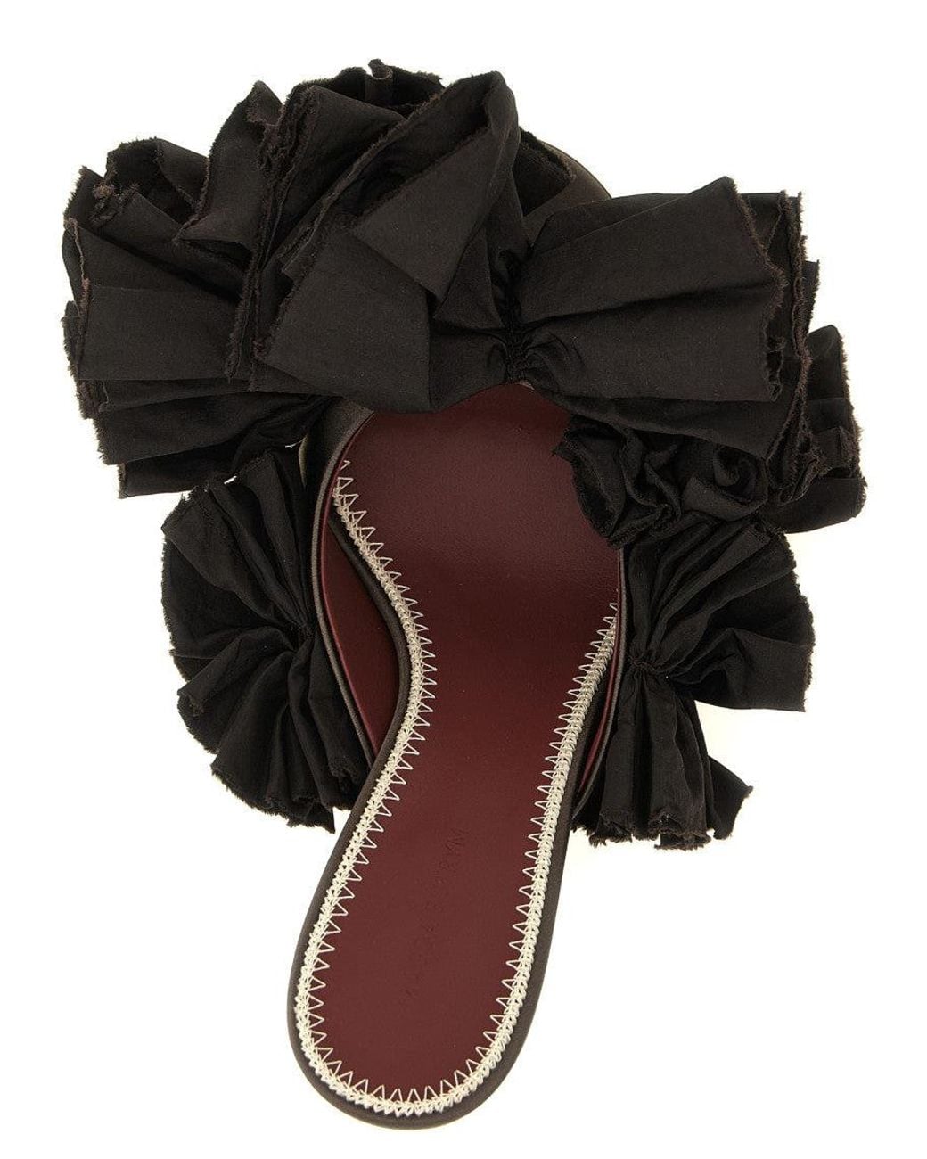 Magda Butrym Black Floral Heels