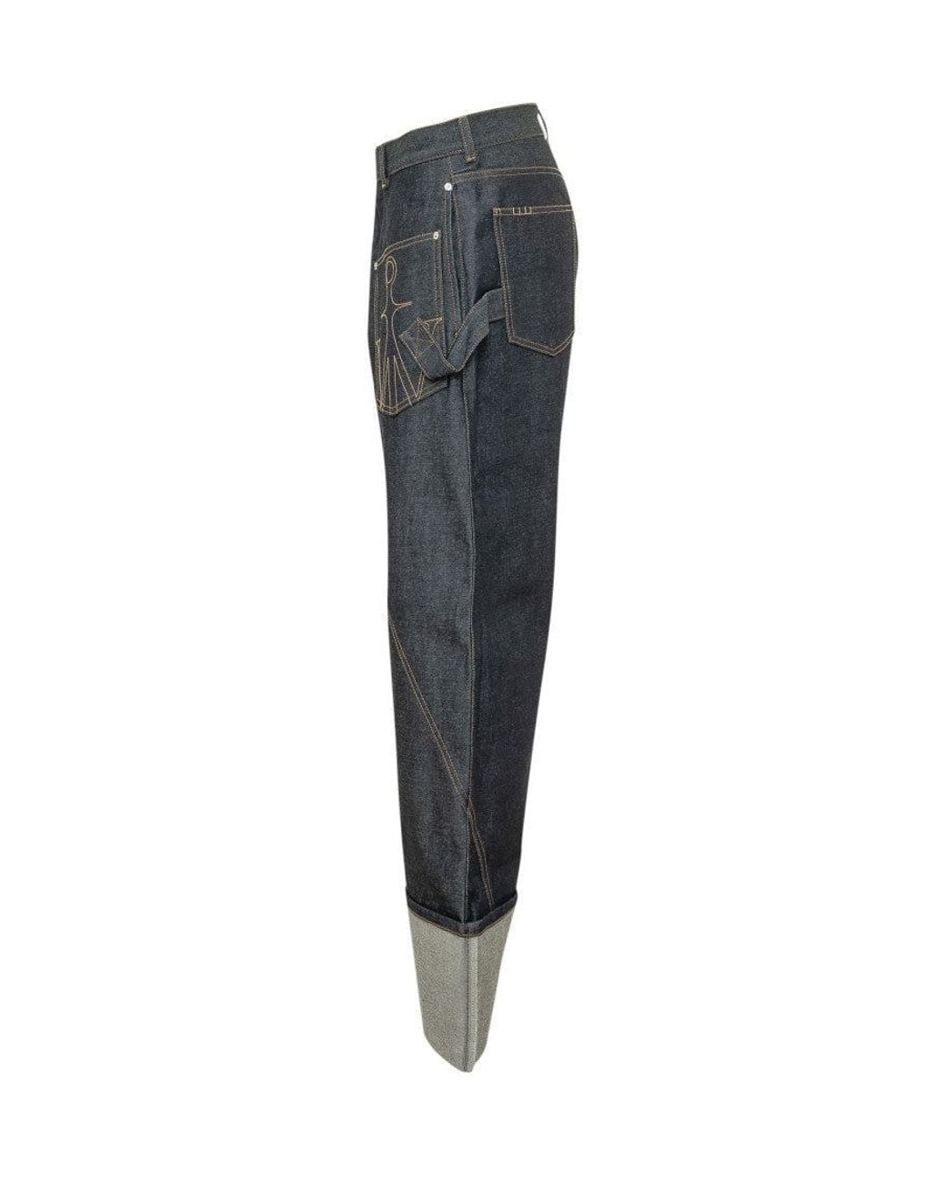 J.W. Anderson Gray Loose Jeans for men