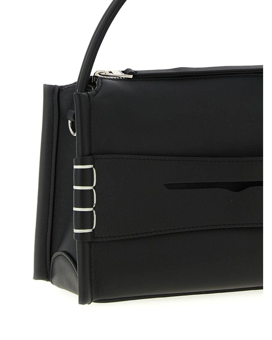 J.W. Anderson Black Loafer Small Satchel