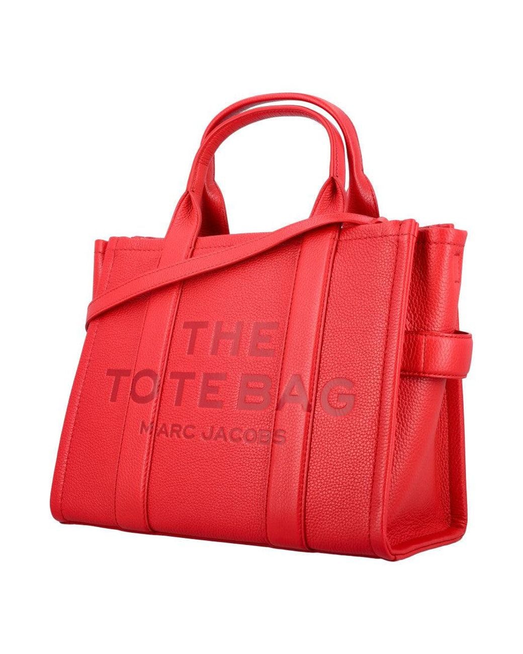 Marc Jacobs Red The Top Zip Medium Tote