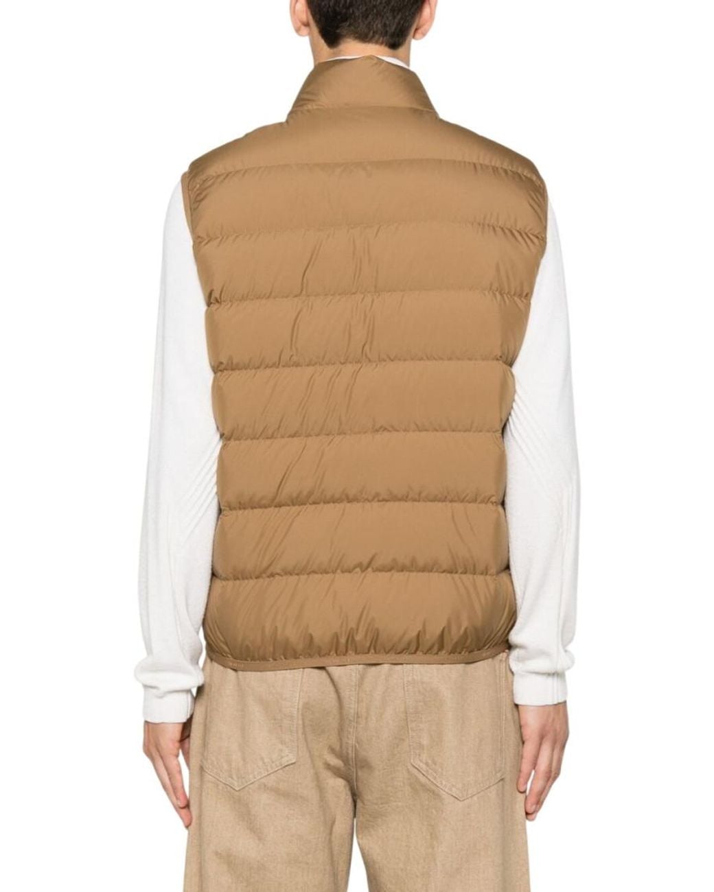 Moncler Natural Logo Sleeveless Jacket for men