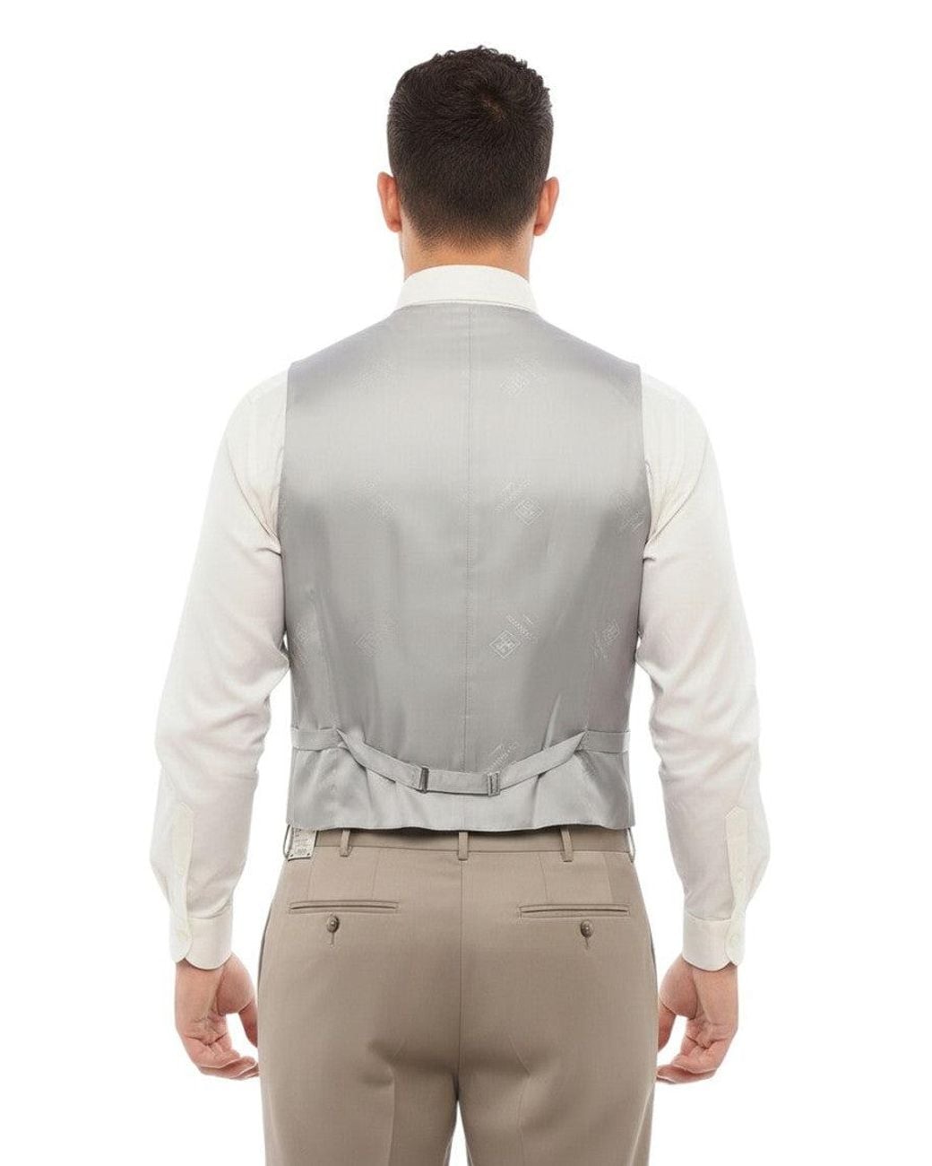 Corneliani White Light V Neck Waistcoat for men