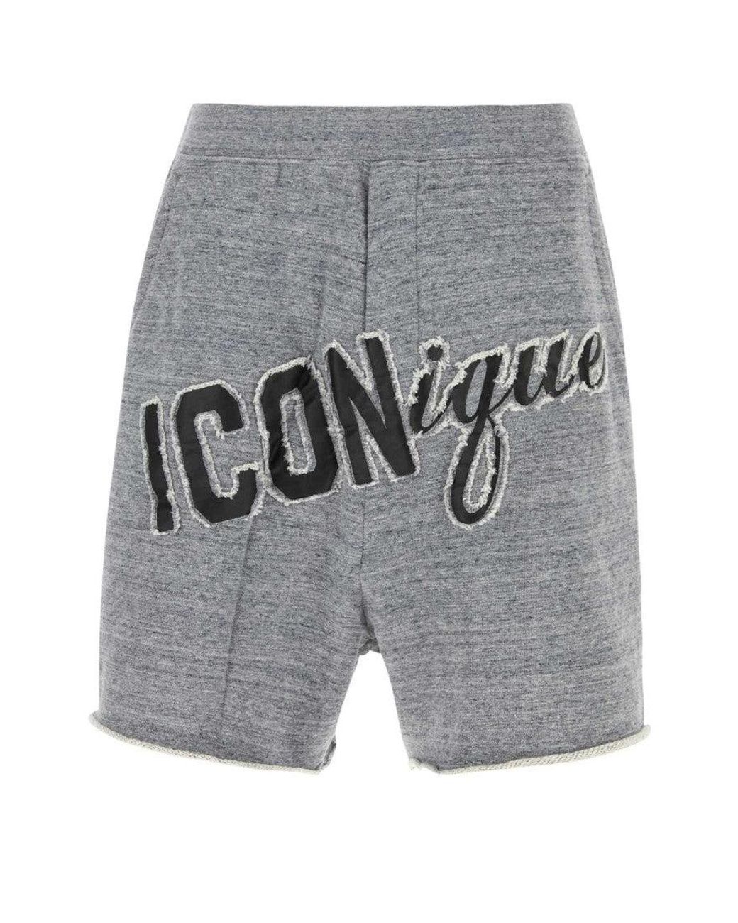 DSquared² Gray Solid Short for men