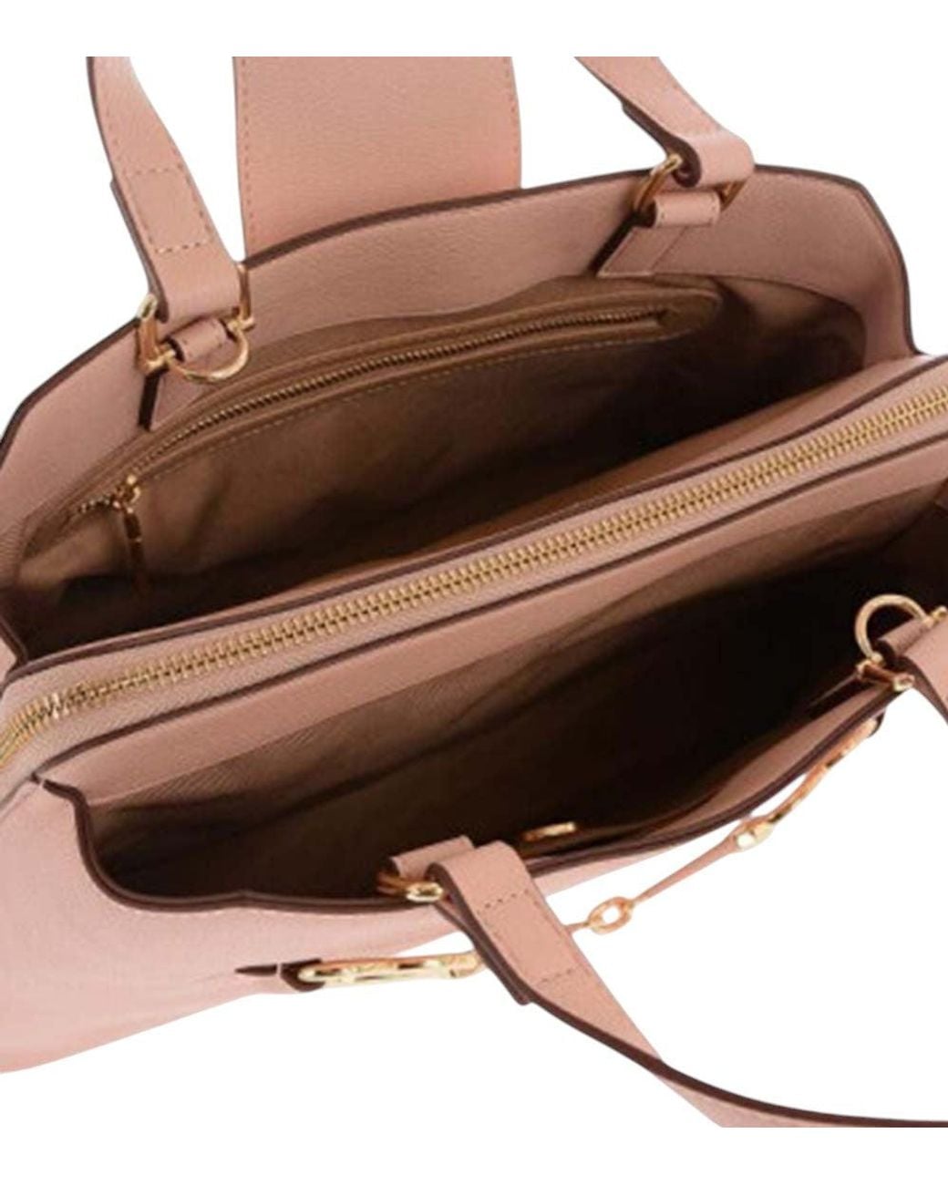 Love Moschino Pink Heart Logo Medium Satchel