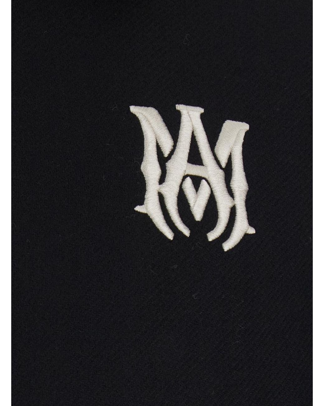 Amiri Black Regular Varsity Jacket for men
