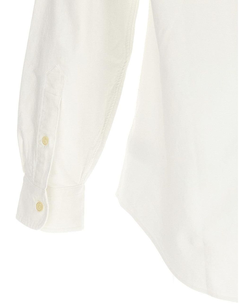 Polo Ralph Lauren White Regular Logo Shirt for men