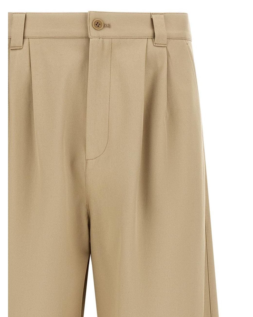 A.P.C. Natural Light Pleated Pants for men