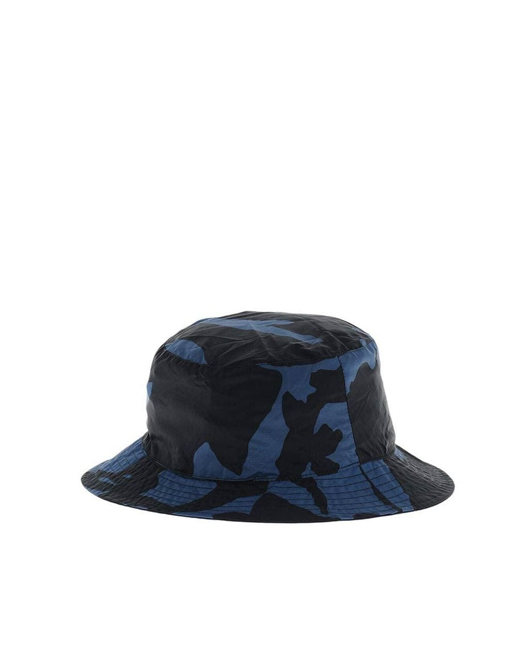 Woolrich Blue Camouflage Bucket Hat for men