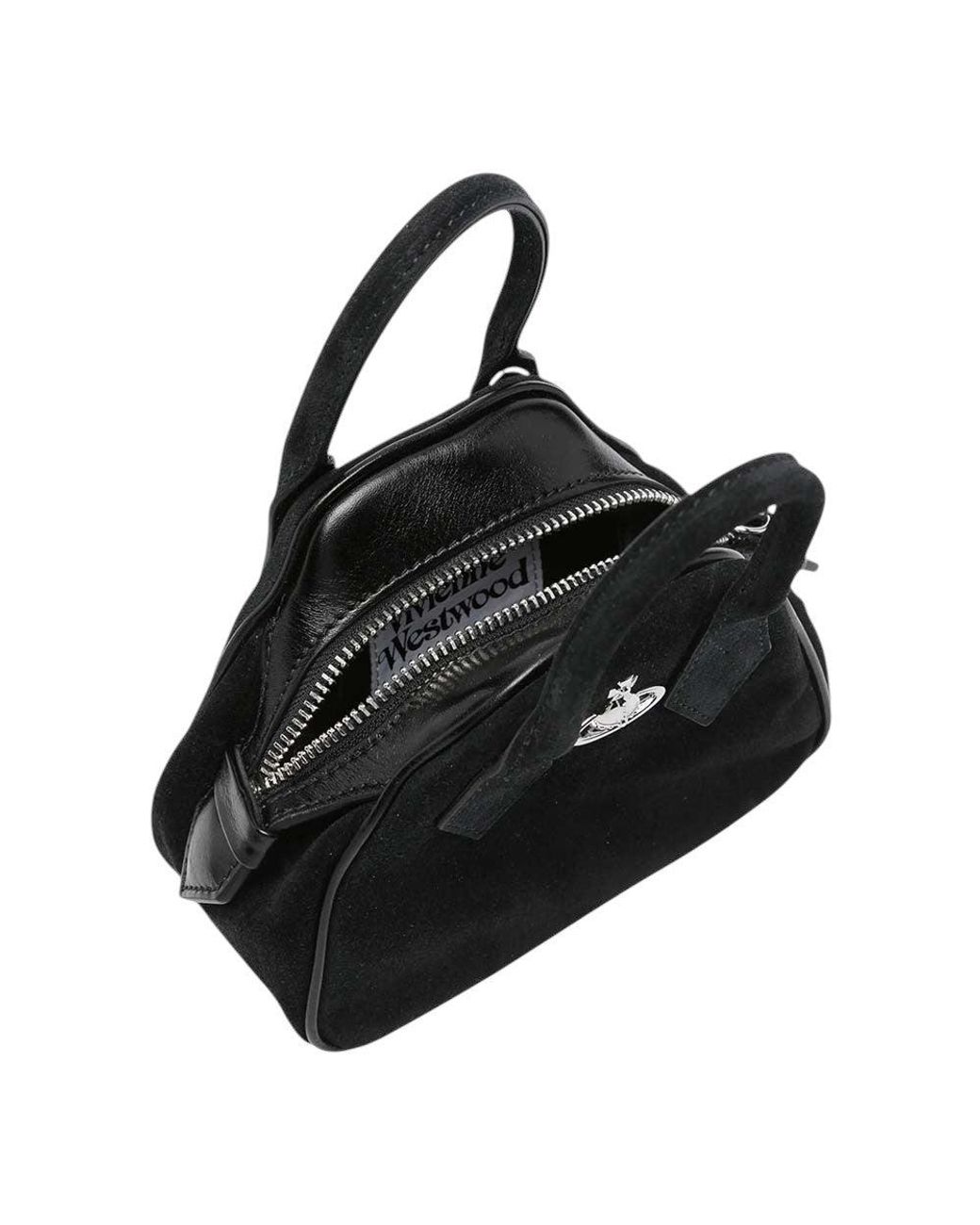 Vivienne Westwood Black Yasmine Mini Satchel