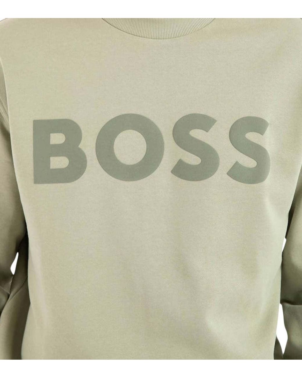 Boss Green Light Logo Sweatshirt for men