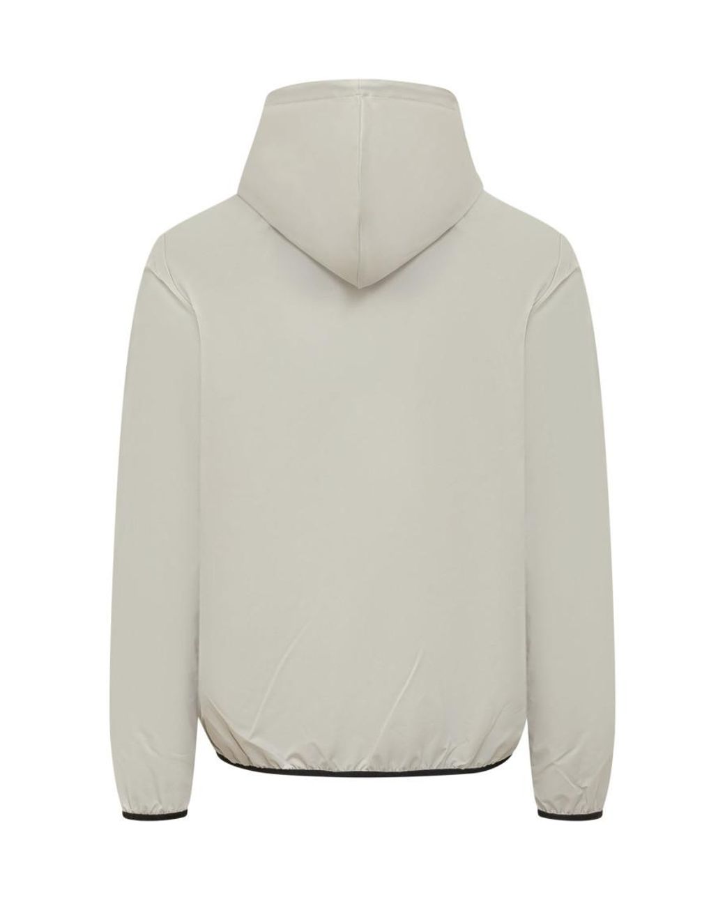K-Way Gray Solid Hood Jacket for men