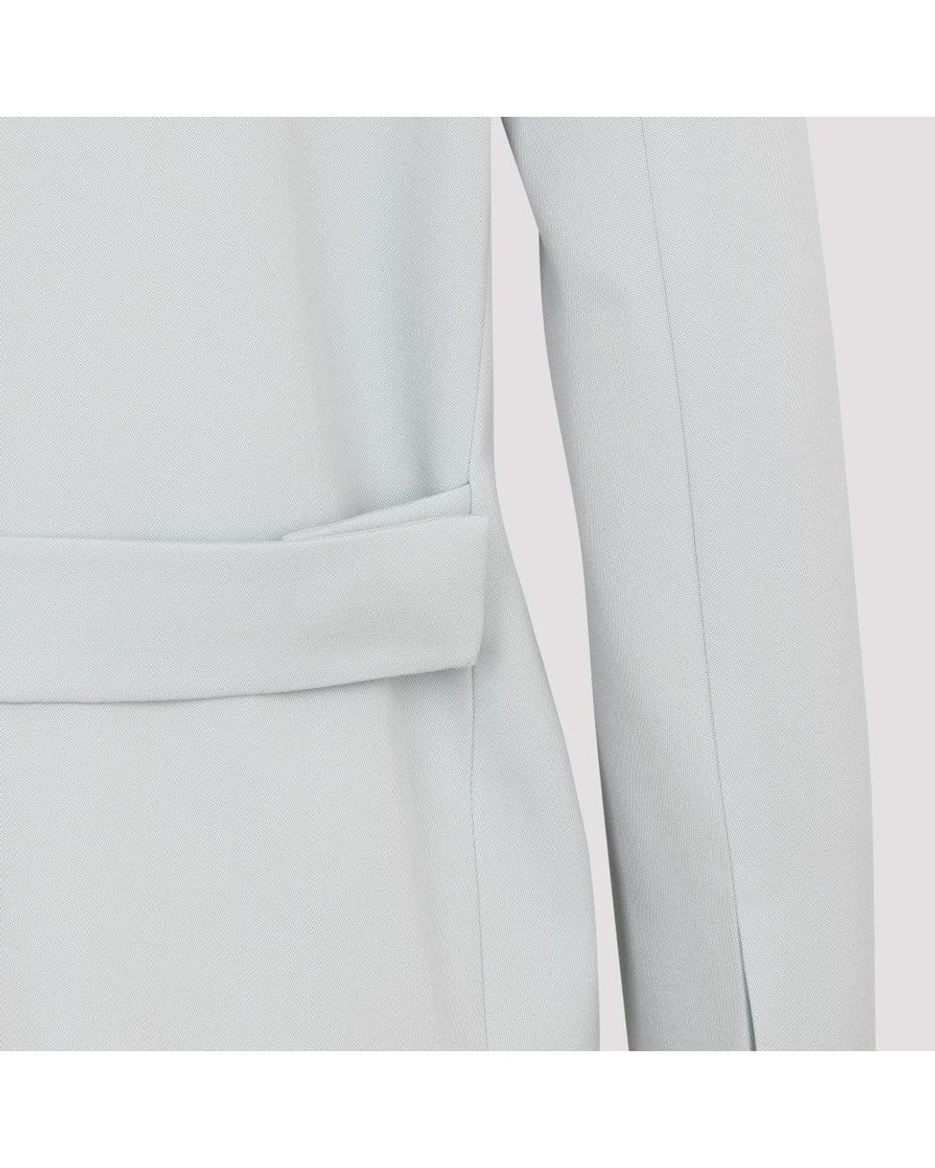Jil Sander Blue Wool Jacket For