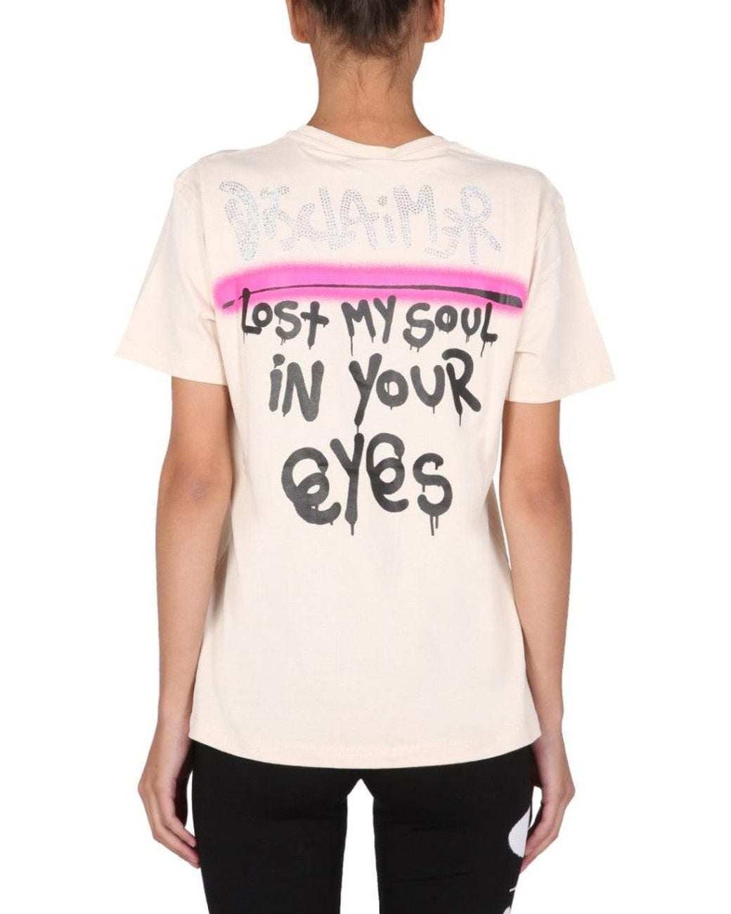 ROTATE BIRGER CHRISTENSEN White Logo Crew Neck T-Shirt