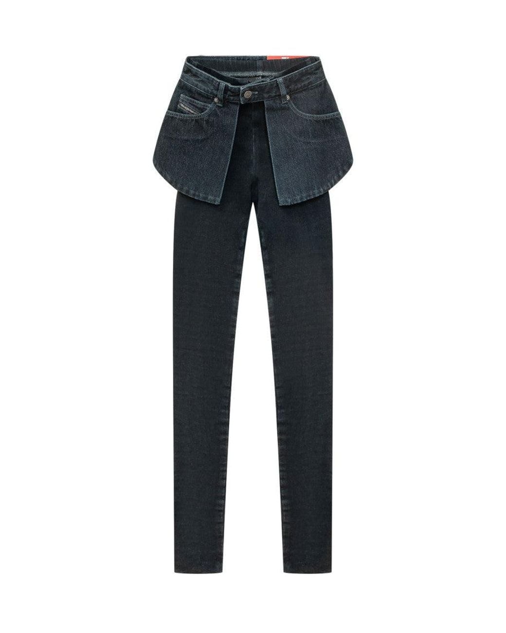 DIESEL Blue Skinny High Rise Jeans
