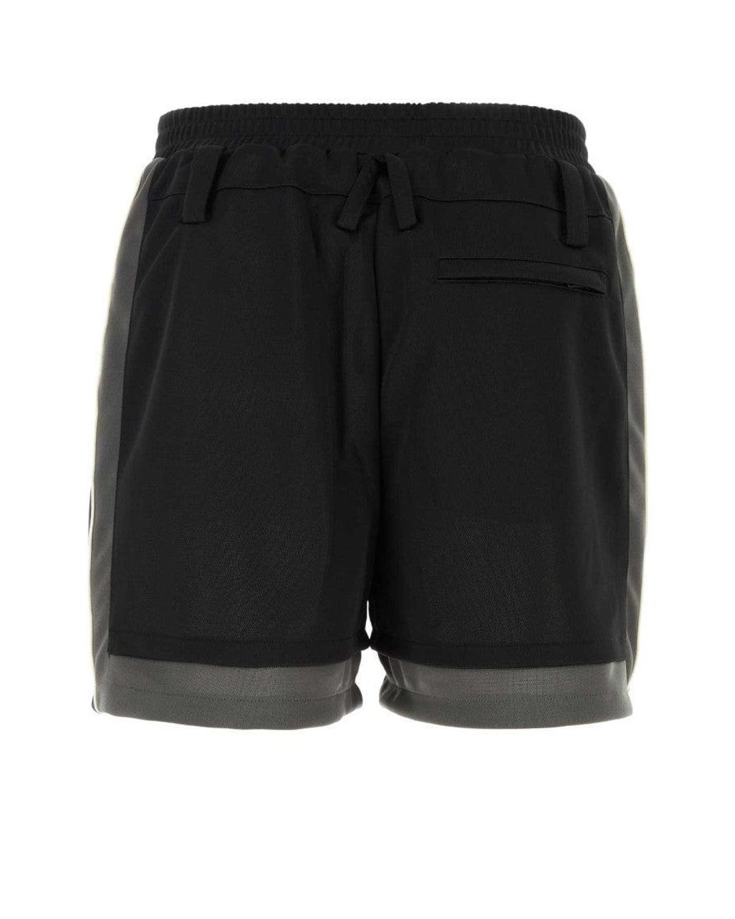 Ambush Black Polyester Bermuda Shorts for men