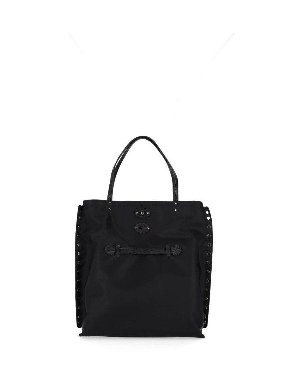 Zanellato Black Saeta Tote