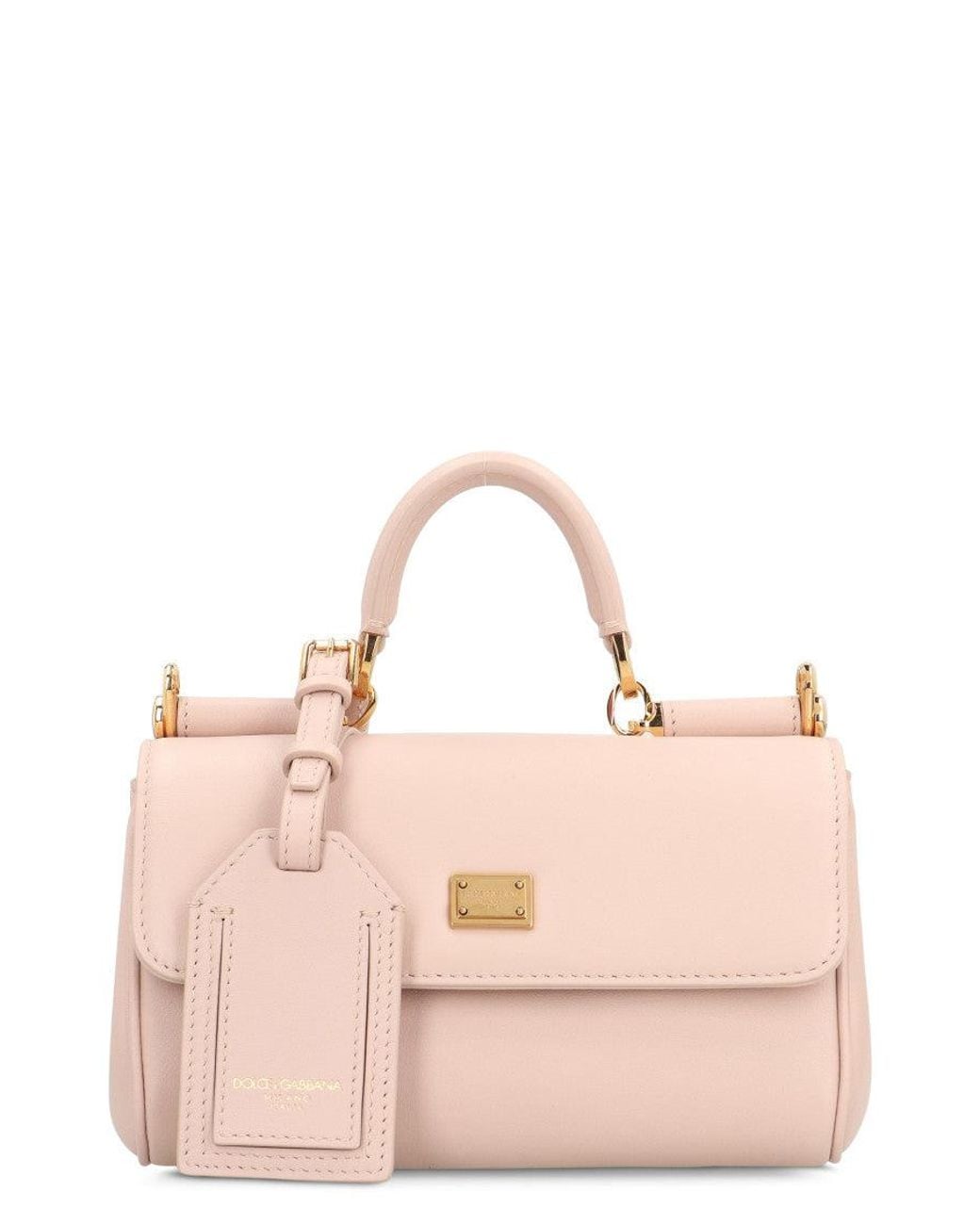 Dolce & Gabbana Pink Light Sicily Mini Satchel