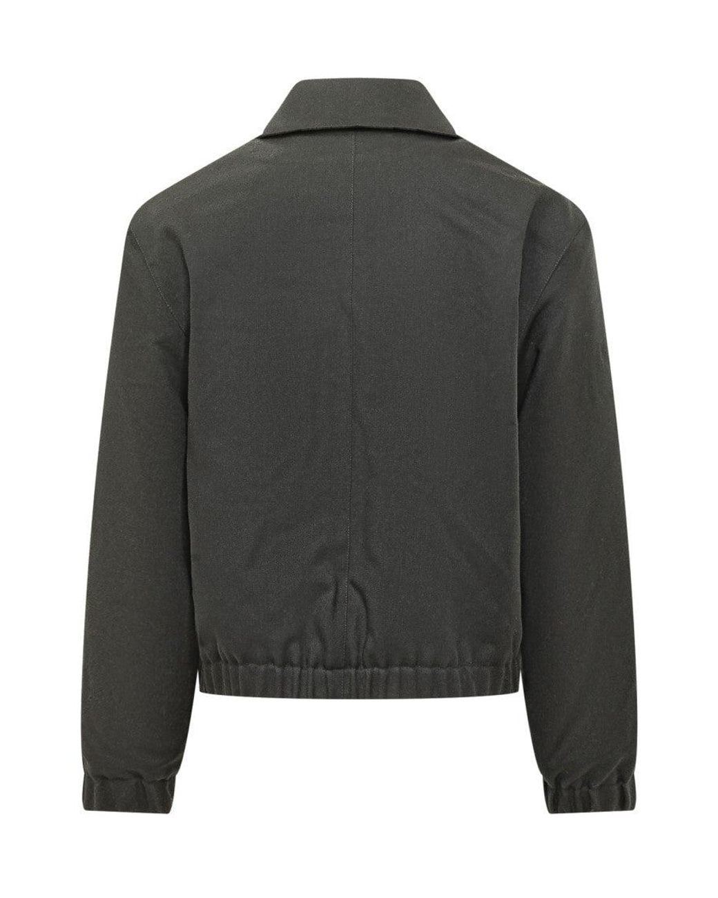 AMI Black Shirt Collar Jacket for men