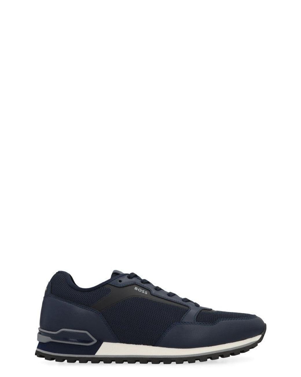 Boss Blue Solid Parkour Sneakers for men