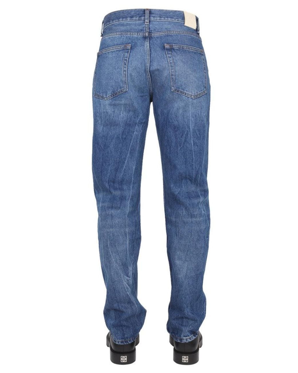 Séfr Blue Denim Mid Rise Jeans for men