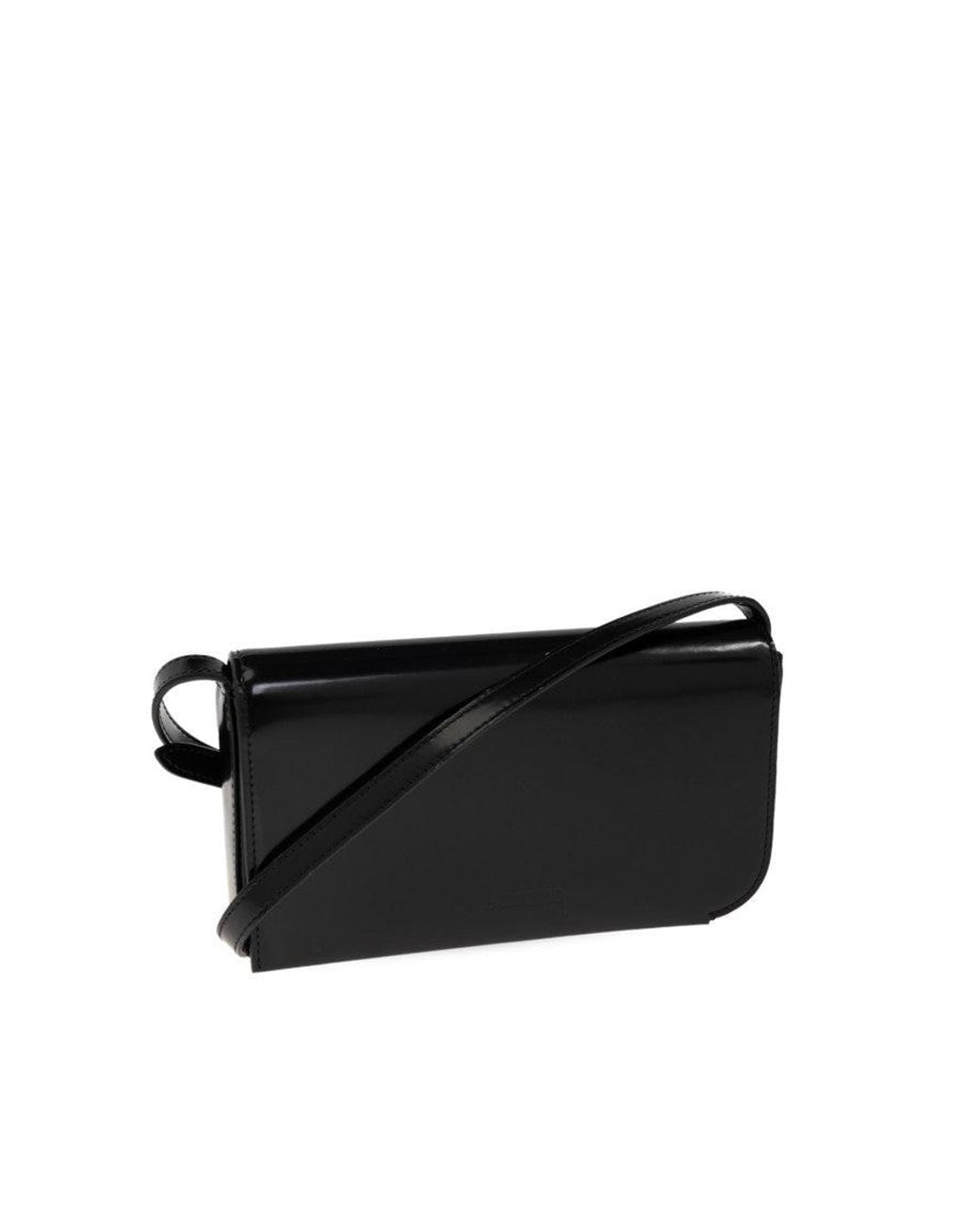 Jacquemus Black Shoulder Bag 'Curvo' for men