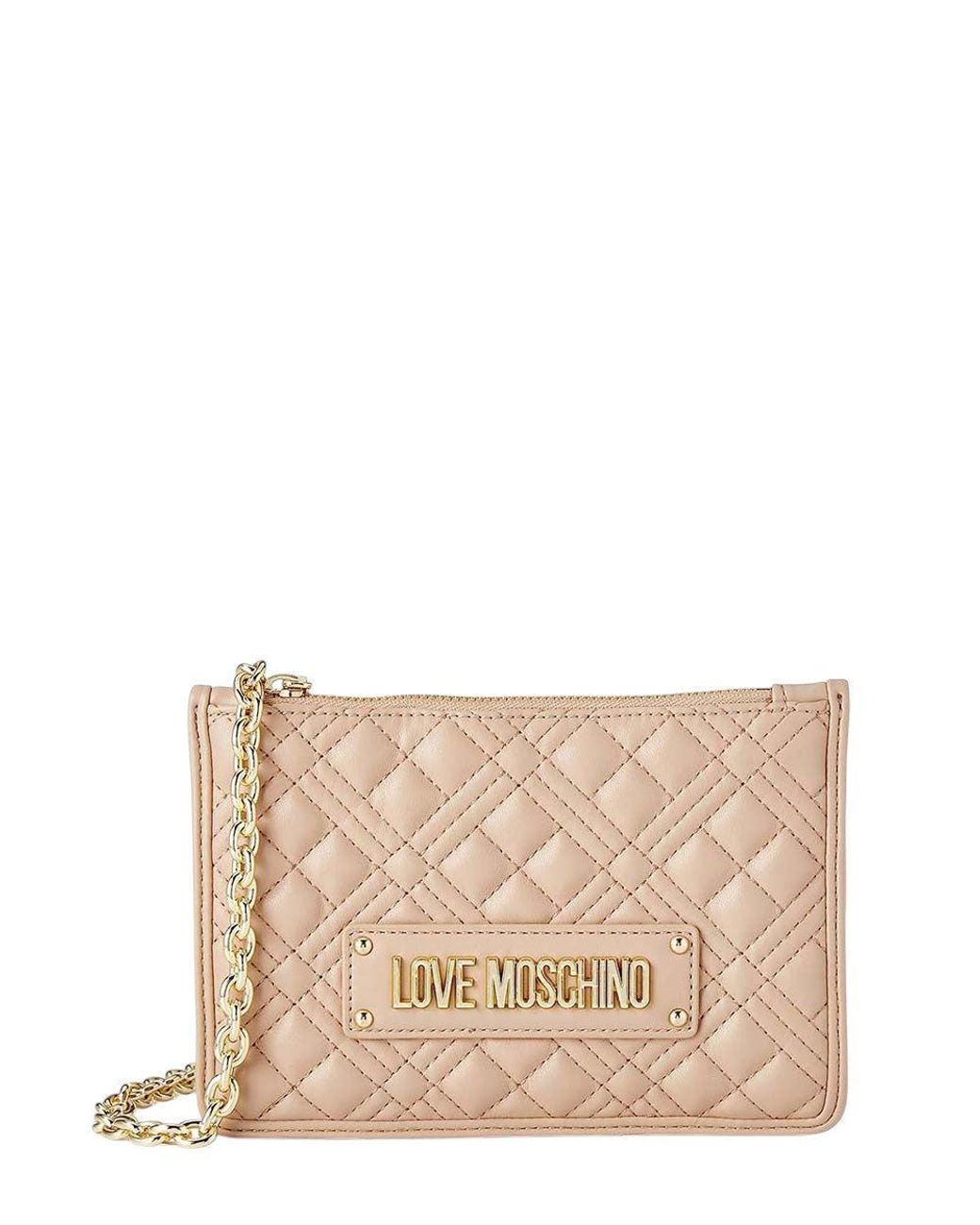 Love Moschino Natural Logo Small Crossbody Bag