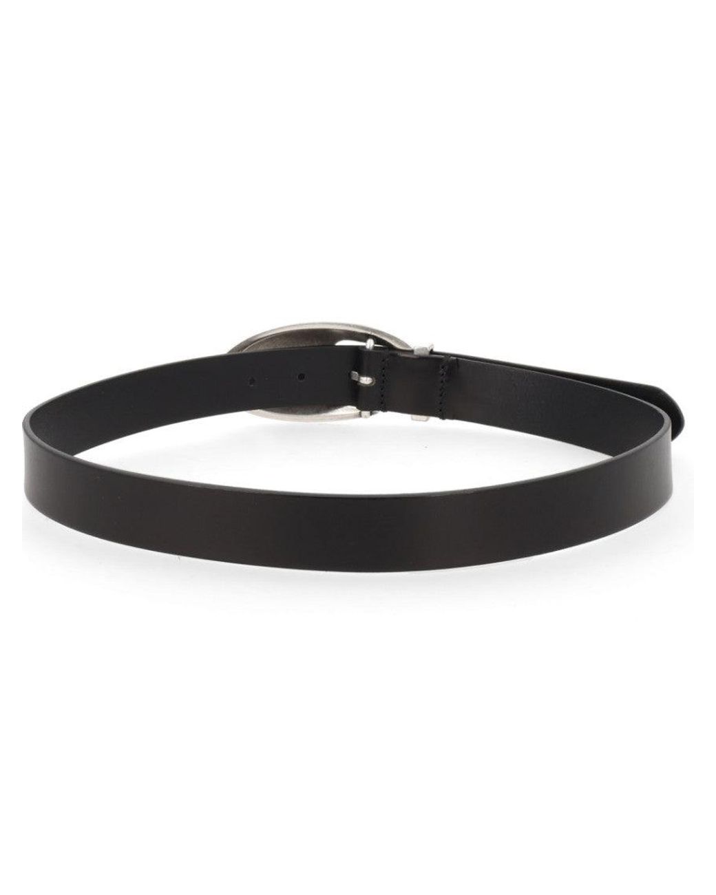 DIESEL Black B-Rop Buckle Belt for men